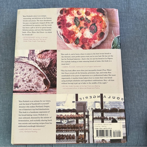 Flour, water, salt, yeast. Cooking artisan breads- by Ken Forkish. Hardcover - Picture 5 of 6
